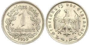 1 Reichsmark Третий рейх (1933-1945) Никель 