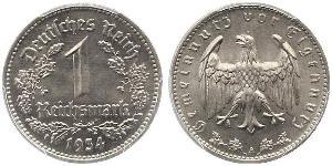 1 Reichsmark Третий рейх (1933-1945) Никель 