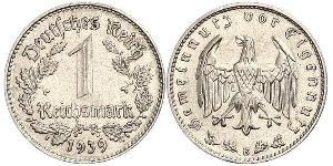 1 Reichsmark Третий рейх (1933-1945) Никель 