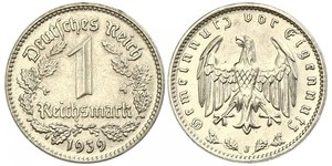1 Reichsmark Третий рейх (1933-1945) Никель 
