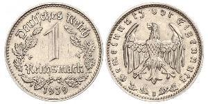 1 Reichsmark Третий рейх (1933-1945) Никель 
