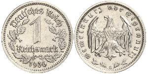 1 Reichsmark Третий рейх (1933-1945) Никель 