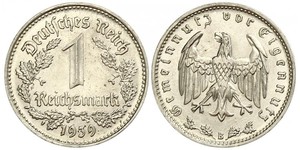 1 Reichsmark Третий рейх (1933-1945) Никель 