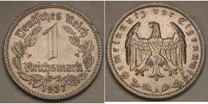 1 Reichsmark Третій рейх (1933-1945) Нікель 