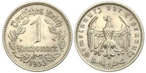 1 Reichsmark Третій рейх (1933-1945) Нікель 