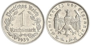 1 Reichsmark Третій рейх (1933-1945) Нікель 