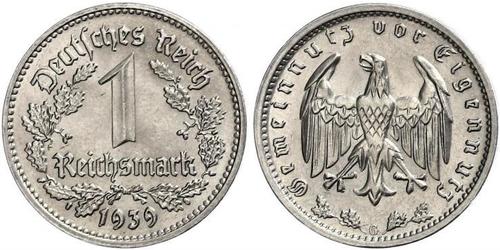 1 Reichsmark Третій рейх (1933-1945) Нікель 