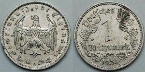 1 Reichsmark 納粹德國 (1933 - 1945) 镍 