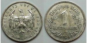 1 Reichsmark 納粹德國 (1933 - 1945) 镍 