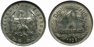 1 Reichsmark 納粹德國 (1933 - 1945) 镍 