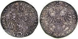 1 Rijksdaalder Provinces-Unies (1581 - 1795) Argent Rodolphe II du Saint-Empire (1552 - 1612)