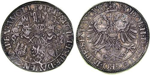 1 Rijksdaalder Provincias Unidas de los Países Bajos (1581 - 1795) Plata Rodolfo II (1552 - 1612)