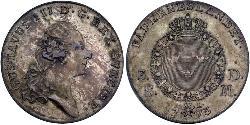 1 Riksdaler Suecia Plata Gustavo III de Suecia (1746 - 1792)