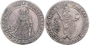 1 Riksdaler Suecia Plata 