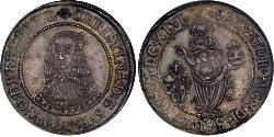 1 Riksdaler Schweden Silber Christina (Schweden) (1626 - 1689)