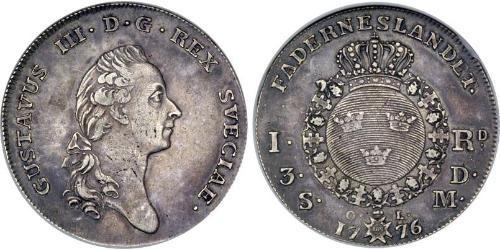 1 Riksdaler Sweden  