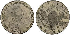 1 Rouble Empire russe (1720-1917) Argent Catherine II (1729-1796)