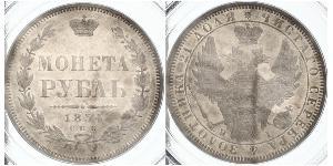 1 Rouble Empire russe (1720-1917) Argent Nicolas I (1796-1855)