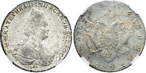 1 Rouble Empire russe (1720-1917) Argent Catherine II (1729-1796)