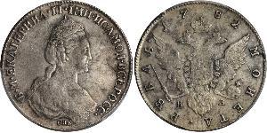 1 Rouble Empire russe (1720-1917) Argent Catherine II (1729-1796)