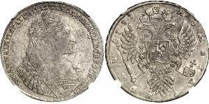 1 Rouble Empire russe (1720-1917) Argent Anna Ivanovna (1693-1740)