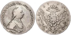 1 Rouble Empire russe (1720-1917) Argent Pierre III (1728-1762)