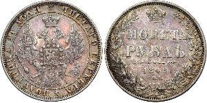 1 Rouble Empire russe (1720-1917) Argent Nicolas I (1796-1855)