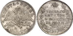 1 Rouble Empire russe (1720-1917) Argent Nicolas I (1796-1855)