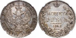 1 Rouble Empire russe (1720-1917) Argent Nicolas I (1796-1855)