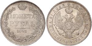 1 Rouble Empire russe (1720-1917) Argent Nicolas I (1796-1855)