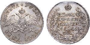 1 Rouble Empire russe (1720-1917) Argent Nicolas I (1796-1855)
