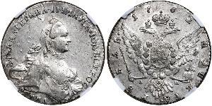 1 Rouble Empire russe (1720-1917) Argent Catherine II (1729-1796)