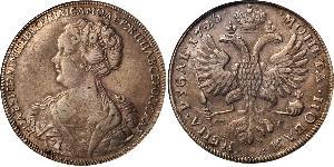 1 Rouble Empire russe (1720-1917) Argent Catherine I (1684-1727)