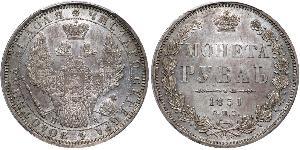 1 Rouble Empire russe (1720-1917) Argent Nicolas I (1796-1855)