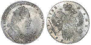 1 Rouble Empire russe (1720-1917) Argent Anna Ivanovna (1693-1740)