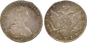1 Rouble Empire russe (1720-1917) Argent Catherine II (1729-1796)