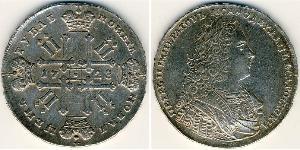 1 Rouble Empire russe (1720-1917) Argent Pierre II (1715-1730)