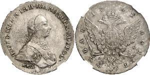 1 Rouble Empire russe (1720-1917) Argent Pierre III (1728-1762)