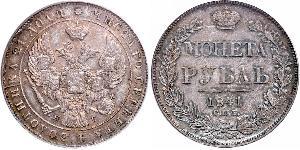 1 Rouble Empire russe (1720-1917) Argent Nicolas I (1796-1855)