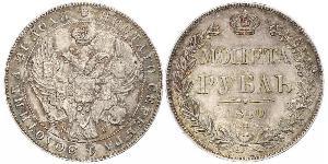 1 Rouble Empire russe (1720-1917) Argent Nicolas I (1796-1855)