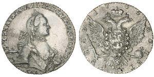 1 Rouble Empire russe (1720-1917) Argent Catherine II (1729-1796)