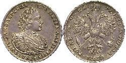 1 Rubel Russisches Reich (1720-1917) Silber Peter der Große(1672-1725)