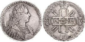1 Rubel Russisches Reich (1720-1917) Silber Peter II (1715-1730)