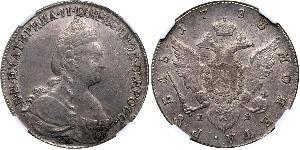 1 Rubel Russisches Reich (1720-1917) Silber Katharina II (1729-1796)