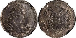 1 Rubel Russisches Reich (1720-1917) Silber Anna Iwanowna (1693-1740)