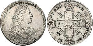 1 Rubel Russisches Reich (1720-1917) Silber Peter II (1715-1730)