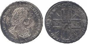 1 Rubel Russisches Reich (1720-1917) Silber Peter der Große(1672-1725)