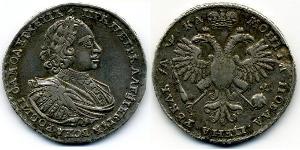 1 Rubel Russisches Reich (1720-1917) Silber Peter der Große(1672-1725)