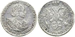 1 Rubel Russisches Reich (1720-1917) Silber Peter der Große(1672-1725)
