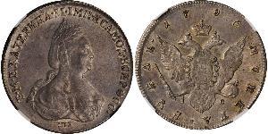 1 Ruble Russian Empire (1720-1917) Silver Catherine II (1729-1796)